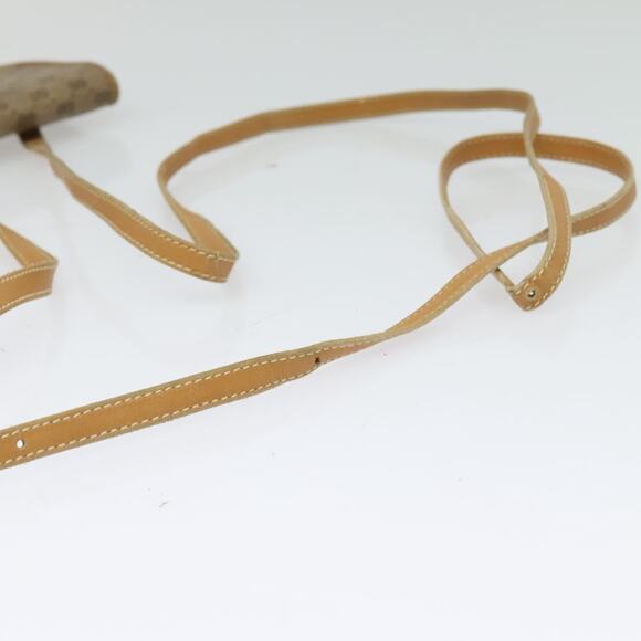 GUCCI Micro GG Supreme Shoulder Bag Pvc Beige Gold - Picture 7 of 12